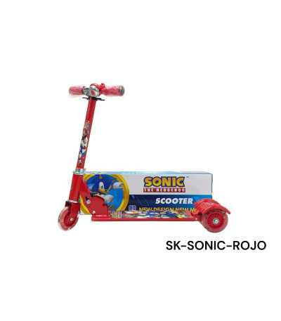 PATINETE SONIC ROJO 3R SK-SONIC-ROJO