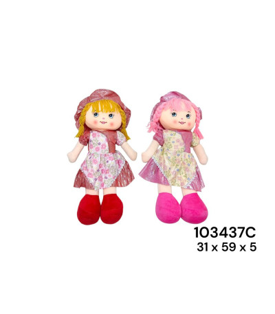 BONECA PANO MUS 103437C