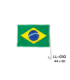 BANDEIRA BRASIL 44X30CM LL-010 U07