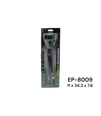 LANTERNA LED BIVOLT EP-8009