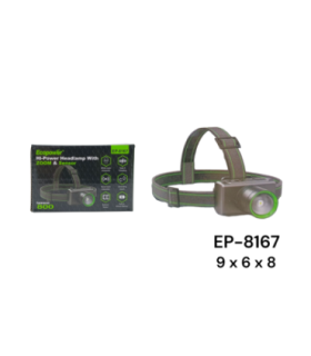 LANTERNA LED P/CABEZA BIVOLT EP-8167