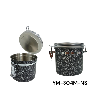 PROMO POTE INOX YM-304M-NS 13X12.5CM xD-46