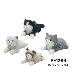 PELUCHE GATO C/SOM PE1269