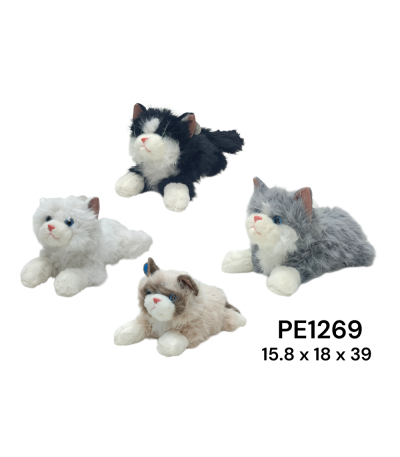 PELUCHE GATO C/SOM PE1269
