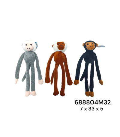 PELUCHE MACACO C/SOM 688804M32