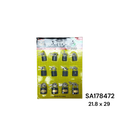 CADEADO 12PC 20-25-32 SA178472
