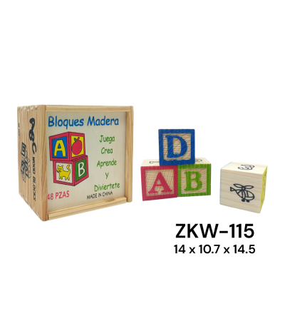 JOGO MADEIRA ZKW-115