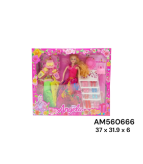 BONECA ANGELA AM560666