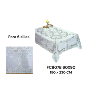 TOALHA MESA FC807B 60X90 150X230CM U04 xE-26