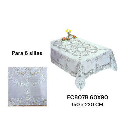 TOALHA MESA FC807B 60X90 150X230CM U04 xE-26
