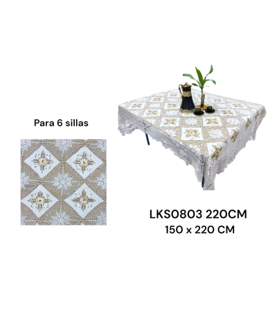 TOALHA MESA LKS0803 150X220CM xE-35