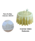 TOALHA MESA FCG726 72REDONDA BR/GOLD xE-18