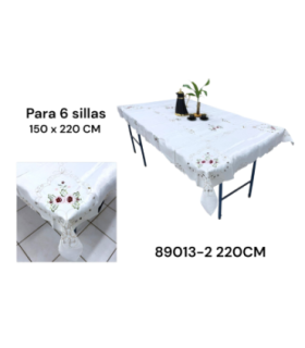 TOALHA MESA 89013-2 150X220CM xE-19