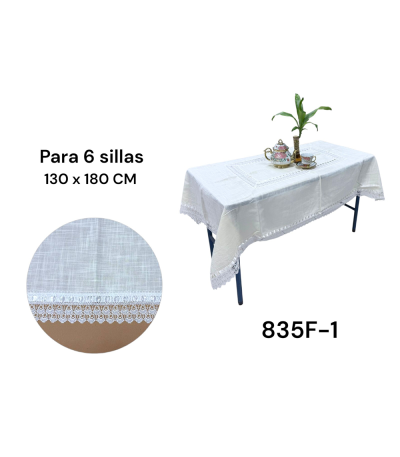 TOALHA MESA 130X180CM  835F-1 U01 xE-22