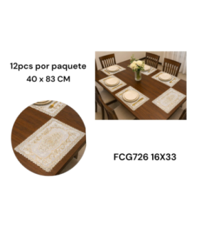 TRILHO A/DZ FCG726 16X33 BEGE xE-26