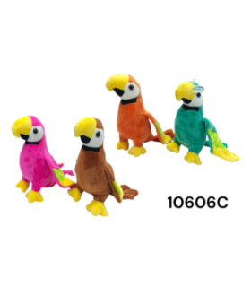 PELUCHE PAPAGAIO C/SOM 10606C
