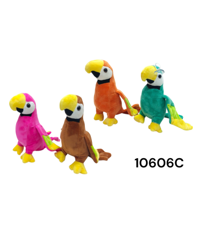 PELUCHE PAPAGAIO C/SOM 10606C