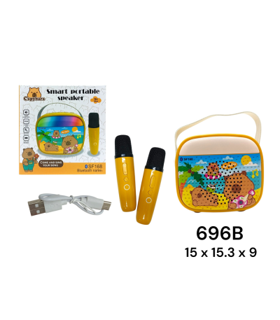 KARAOKE CAPIVARA BLUETHOOTH 696B