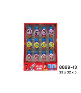 RELOGIO DISNEY 12PC 8899-13