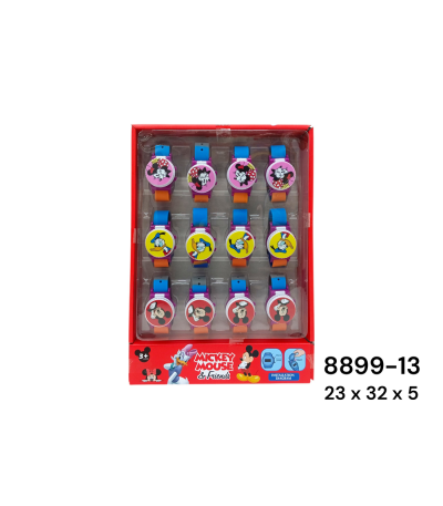 RELOGIO DISNEY 12PC 8899-13