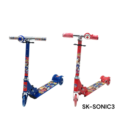 PATINETE SONIC ROJO/AZUL 3R SK-SONIC3 (716)