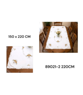 TOALHA MESA 89021-2 150X220CM xE-47