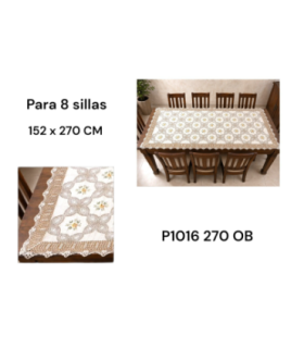 TOALHA MESA P1016 152X270CM OB U01 xE-46