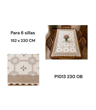 TOALHA MESA P1013 152X230CM OB xE-39