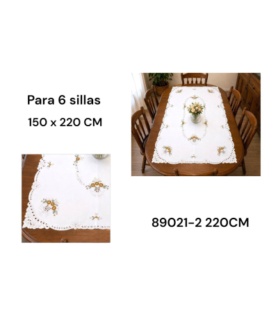TOALHA MESA 89021-2 150X220CM xE-47