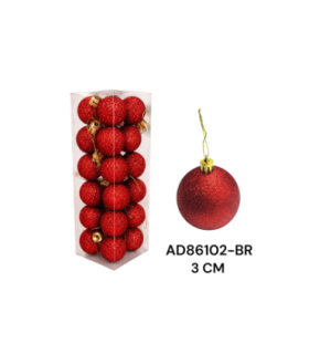 ENFEITE NATAL BOLA AD86102-BR
