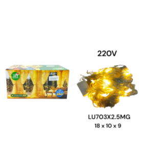 PISCA LED CASCATA 196L 220V LU703X2.5MG