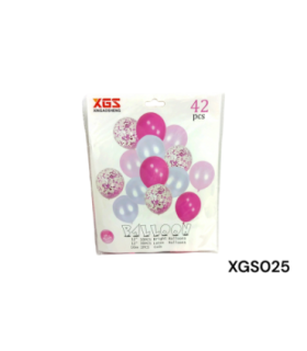 GLOBO KIT ROSA LILA 42PCS XGS025