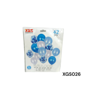 GLOBO KIT AZUL CELESTE 42PCS XGS026