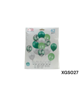 GLOBO KIT VERDES 42PCS XGS027