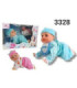 PROMO BONECA ENGATINHA 3328B