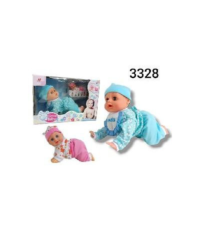 PROMO BONECA ENGATINHA 3328B