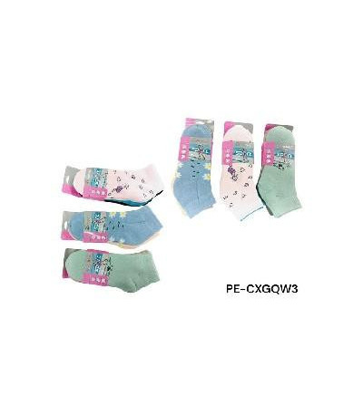 MEIA FEM.3PAR PE-CXGQW3