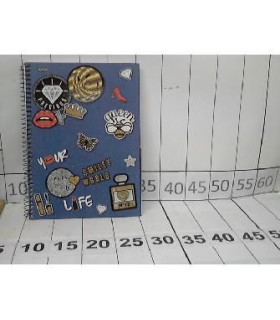 CADERNO SMILEY 96F 119532