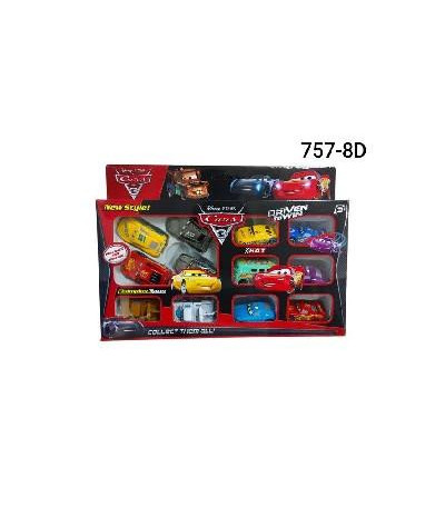 AUTO COLECAO CARS 12PC 757-8D