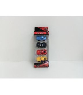 AUTO CARS METAL 4PC JH933-A4