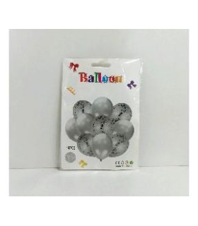 GLOBO KIT PRATA 10PCS XGS013