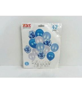 GLOBO KIT AZUL CELESTE 42PCS XGS026