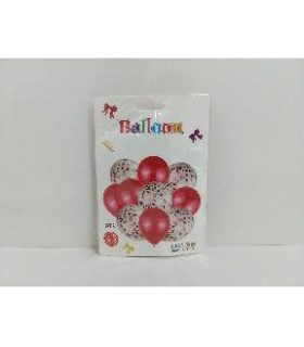 GLOBO KIT ROJO 10PCS XGS018