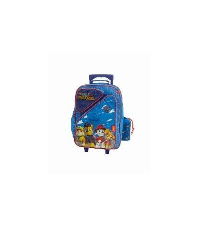 MOCHILA PAWPATROL C/RODA PP2468