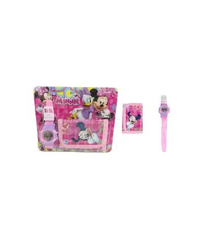RELOGIO C/CARTEIRA MINNIE QL002-MN