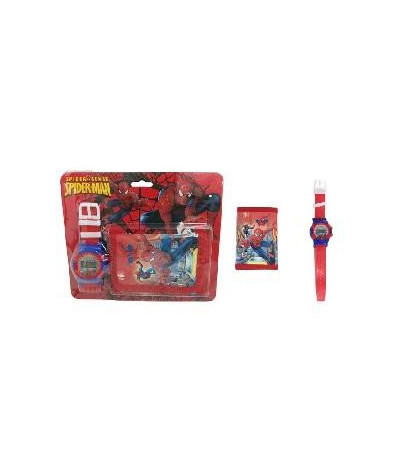 RELOGIO C/CARTEIRA SPIDER MAN QL002-SM