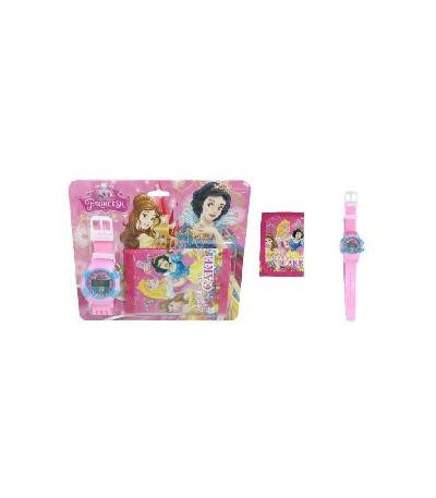 RELOGIO C/CARTEIRA PRINCESA QL002-PR