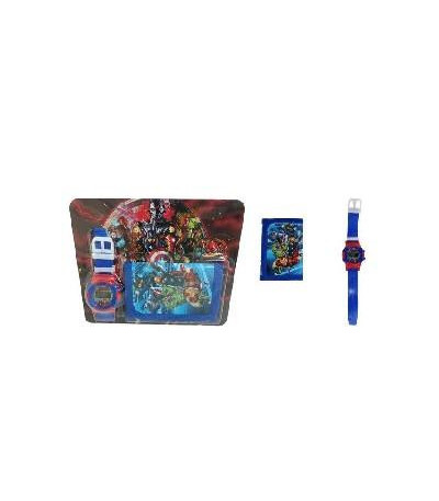 RELOGIO C/CARTEIRA AVENGERS QL002-AV