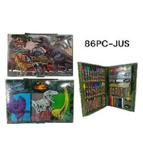 ESTOJO 86PC JURASSIC 86PC-JUS