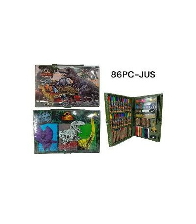 ESTOJO 86PC JURASSIC 86PC-JUS